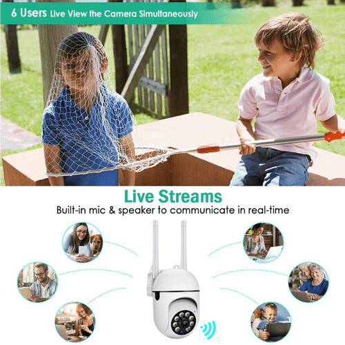 5G Wireless Camera WIFI outdoor CCTV HD PTZ Smart Home Security IR Cam 1080P - Picture 22 of 23