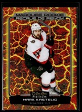 2022-23 O-Pee-Chee Platinum Hot Magma Mark Kastelic 119/499 Ottawa Senators #226