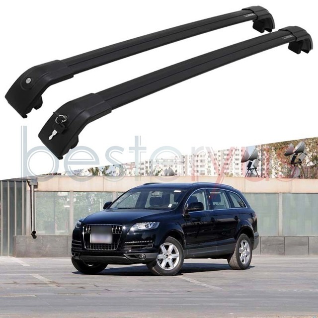 US Stock Top Cross Bars Fit for Audi Q7 20062015 Roof Rack Rail