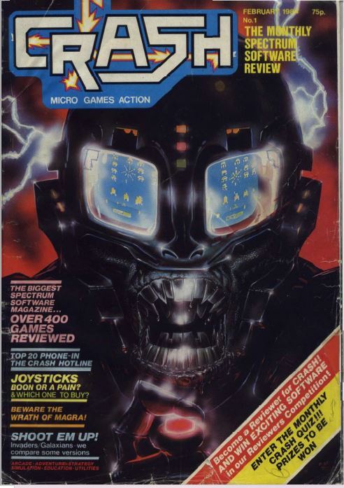 CRASH ZX SPECTRUM MAGAZINE 98 Classic Issue Collection On USB