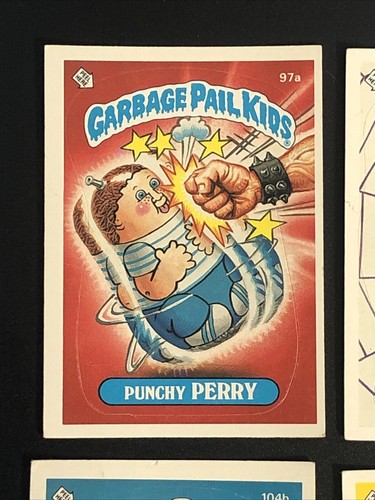 Vintage 1986 Garbage Pail Kids GPK - 17 Sticker Card Lot - Middle Numbers - Picture 2 of 24