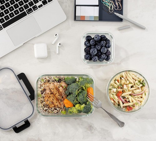 24pc Airtight Freezer Safe Meal Prep Food Storage Containers with Lids Kitchen - Picture 6 of 8