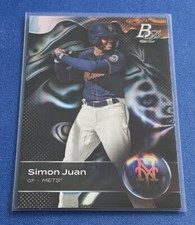 2023 Bowman Platinum Top Prospects #TOP-56 Simon Juan New York Mets