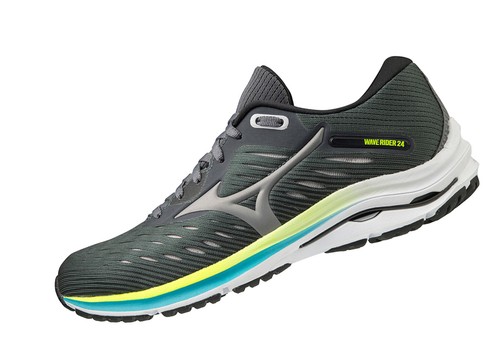 Mizuno Wave Rider 24 Running J1GD200316 Szare Damskie Wystawcy rozm. 38,5 Buty Nowe - Zdjęcie 1 z 1