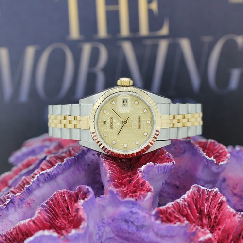 Rolex Lady Datejust Stahl / Gold Ref: 69173 mit Rolex Box von 1993 - Bild 14 von 17