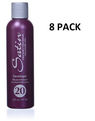 Satin Oxide Developer, 20 Volume (8 Pack)