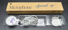 Steve Woz Wozniak SIGNED Apple II Computer Microphone Speak Up! PSA AUTOGRAPHED