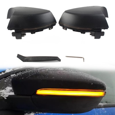LED Dynamic Flashing Side Mirror Turn Signal Light Fit Volkswagen Polo MK5 6R US
