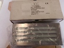 JCC Lighting Fresco Stainless Steel Bricklight Louvered Grille IP54