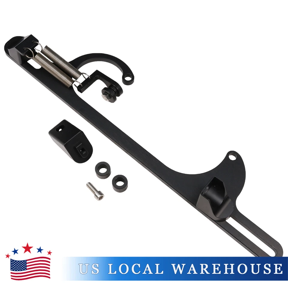 4160 4150 Serie Negro Billet Acelerador Cable Carburador Soporte 350 Aluminio Foto 4 de 4