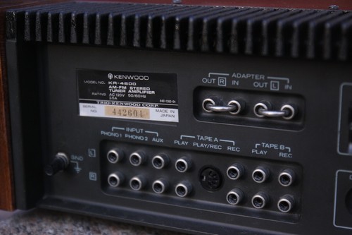 Kenwood KR-4600 Receiver, Professionally Serviced, Refinish, Very Clean - Picture 13 of 24