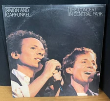 1983 SIMON & GARFUNKEL Concert in Central Park Vinyl LP Record EX/VG+ 2 LP's ++