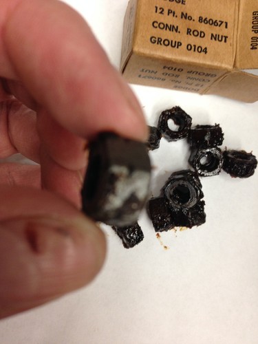 For Dodge WC, M37 NOS Engine Rod Nut Set,G-505, G-502, G-741 - Foto 2 di 3