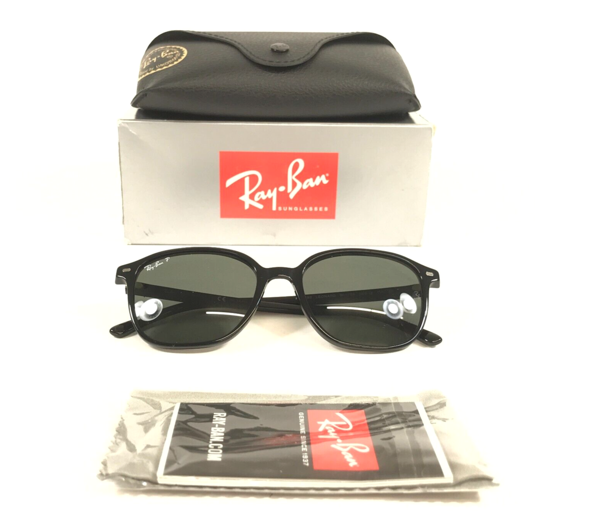 Ray-Ban Sunglasses RB2193 LEONARD 901/58 Black Frames w Ray-Ban Sunglasses RB2193 LEONARD 901/58 Black Frames w