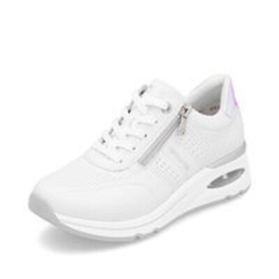 Remonte Sneakers Lace-Up Shoes Sports Shoes Leather White D2H01