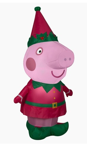 New 2021 Gemmy Halloween Christmas Xmas Airblown Inflatable Peppa Pig 4FT LED - Picture 2 of 7