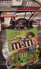 2015 Nascar Authentics Kyle Busch #18 M&M's Crispy & Hood 1:64 