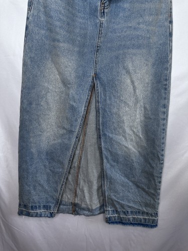 Maxi gonna Bdg Urban Outfitters Mandi Denim S blu chiaro-medio lavaggio esaurita - Foto 10 di 10