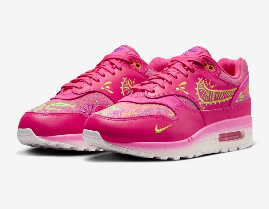 Nike Air Max 1 “Dia De Los Muertos” Premium Hyper Pink Men's