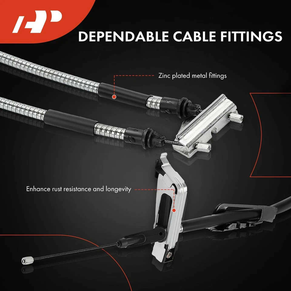 Cabo de freio de estacionamento intermediário para Ford Focus 2000-2005 49,6 polegadas 3S4Z2A603AB - Imagem 4 de 4