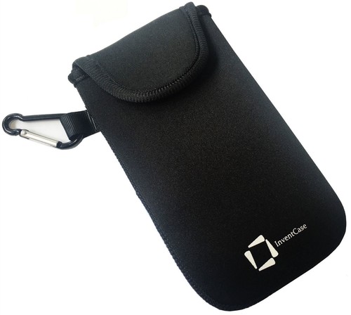 GENUINE INVENTCASE BLACK NEOPRENE POUCH CASE FOR GOOGLE PIXEL 8 / 8 PRO - Picture 6 of 10