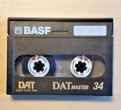   DAT Leerkassette 34 min  - BASF DAT MASTER 34 - Digital Audio professionals