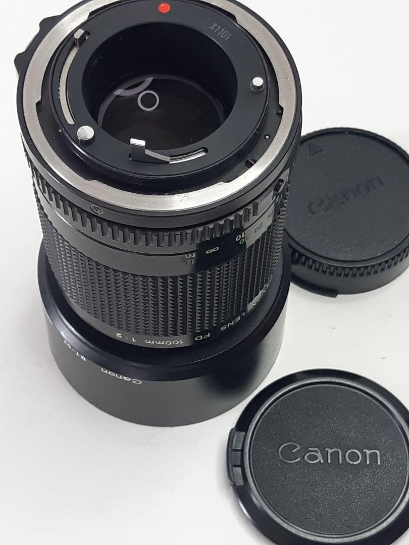 【希少】Canon キヤノン New FD 100mm f2 MINT] Canon New FD NFD 100mm f/2 MF Standard Lens JAPAN | eBay