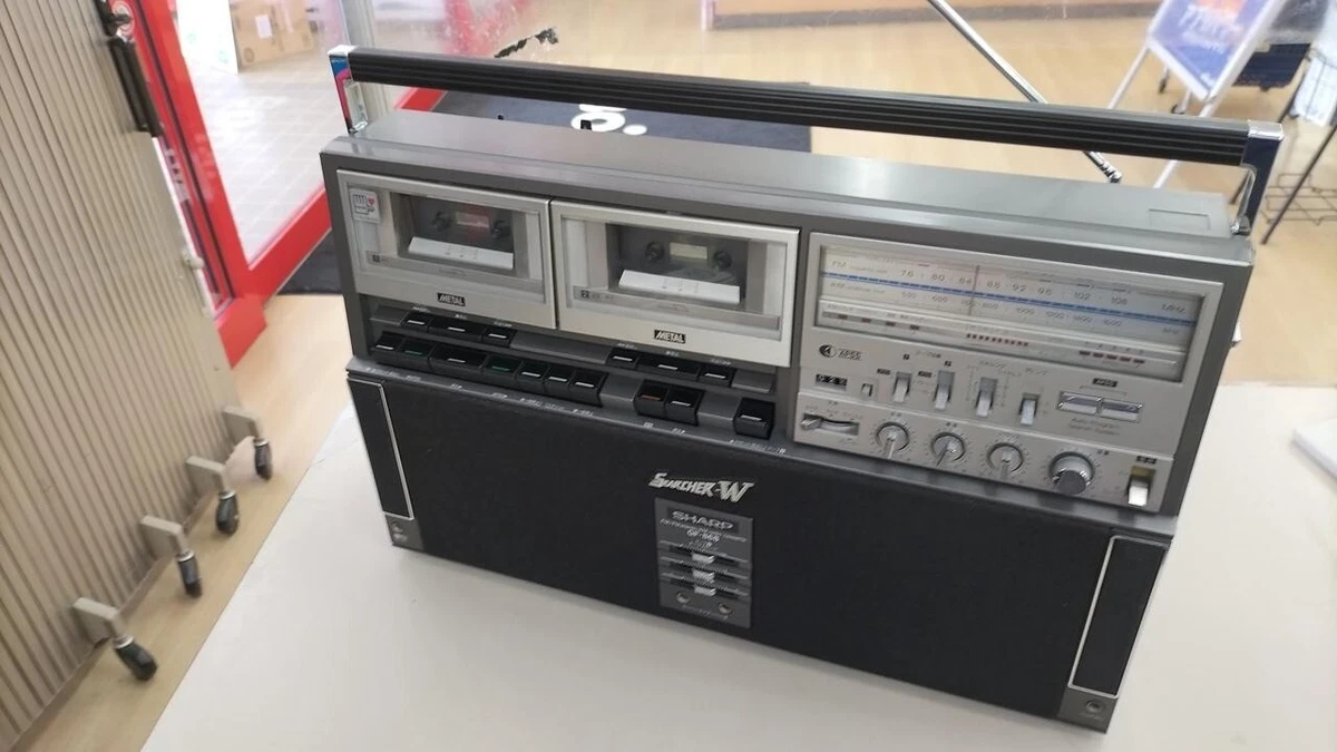Sharp The Searcher-W GF-868 Radio Cassette Player Portable Stereo