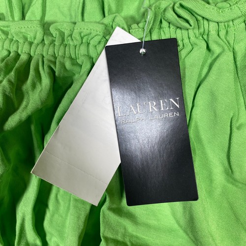 Lauren Black Label Top Ralph Lauren Y2K Green Off Shoulder Women's Size XL - Bild 4 von 11