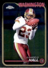 Card 195 - DeAngelo Hall - Washington - Base - Topps Chrome Football 2024