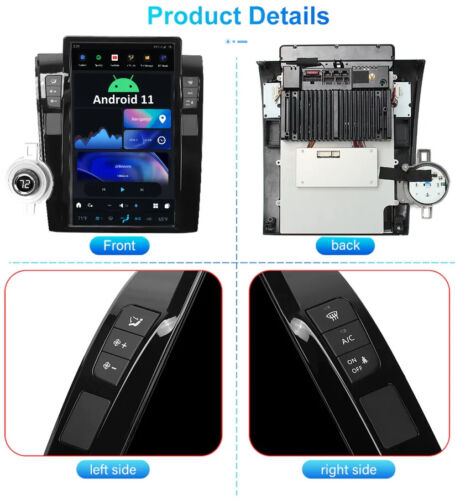 13.6" Android Navigation Car GPS Stereo Radio For Toyota Tundra Sequoia 07~13 - Picture 5 of 16