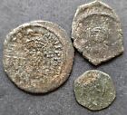 Byzantine bronze coins. Lot of 3 coins