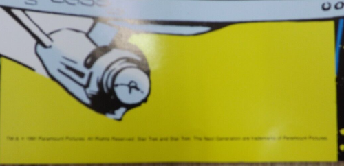 VINTAGE STAR TREK THE NEXT GENERATION POSTER 1991 PARAMOUNT DC COMICS 22X17 - Picture 6 of 7