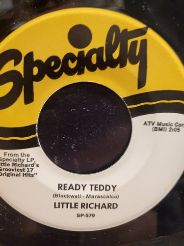 LITTLE RICHARD 7" 45 RPM "Rip It Up" & "Ready Teddy" NM- Condition - Picture 2 of 2