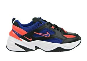 nike m2k tekno black deep royal blue