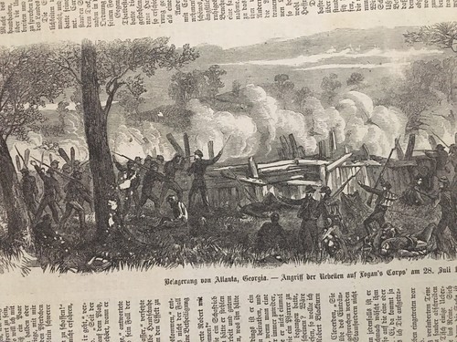 Petersburg VA Explosion Battle of Crater 1864 Civil War-Illustrirte Zeitung - Picture 7 of 10