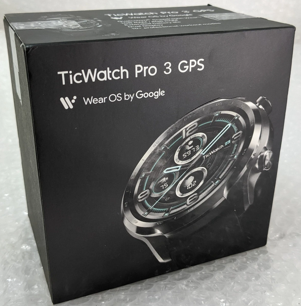 Mobvoi TicWatch Pro 3 GPS 47mm Stainless Steel Case with Silicone