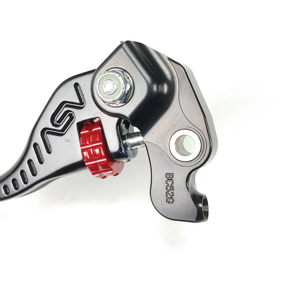 ASV F3 Brake Lever Red Short Ducati Monster M750 / M750ie / M900 1993-2002 - Image 2 of 3