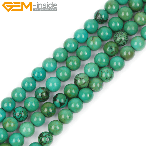 Wholesale Natural Gemstones 6mm Round Spacer Beads For Jewellery Making 15" UK - Picture 778 of 851