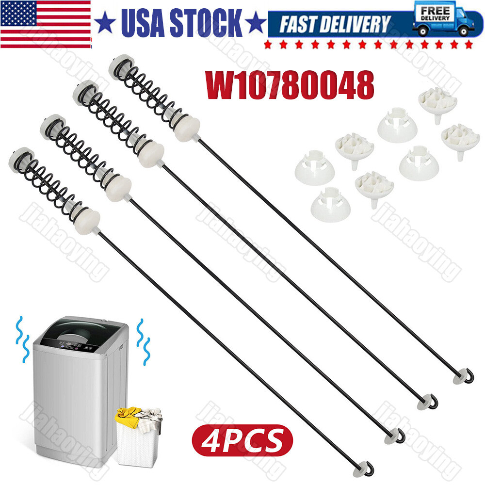 Update W10780048 Washer Suspension Rod Kit For Whirlpool Kenmore Washing Machine eBay