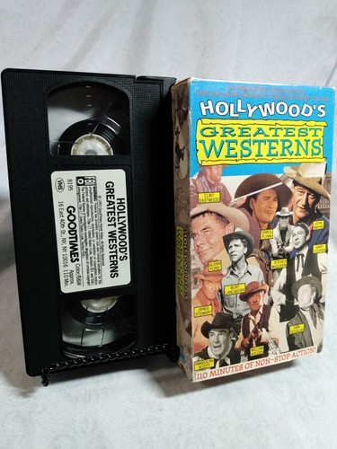 Hollywood's Greatest Westerns Goodtimes VHS 1993 (110min color & B&W)Cooper Ford - Imagen 2 de 3