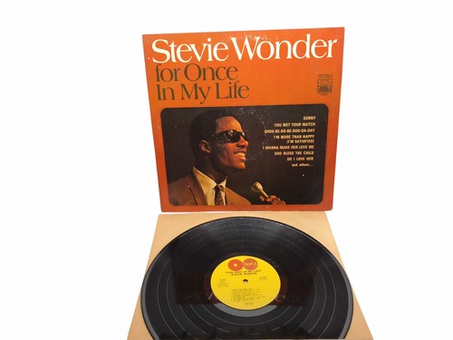 Vintage Stevie Wonder For Once In My Life Rockaway Tamla TS 291 LP Vinyl Record