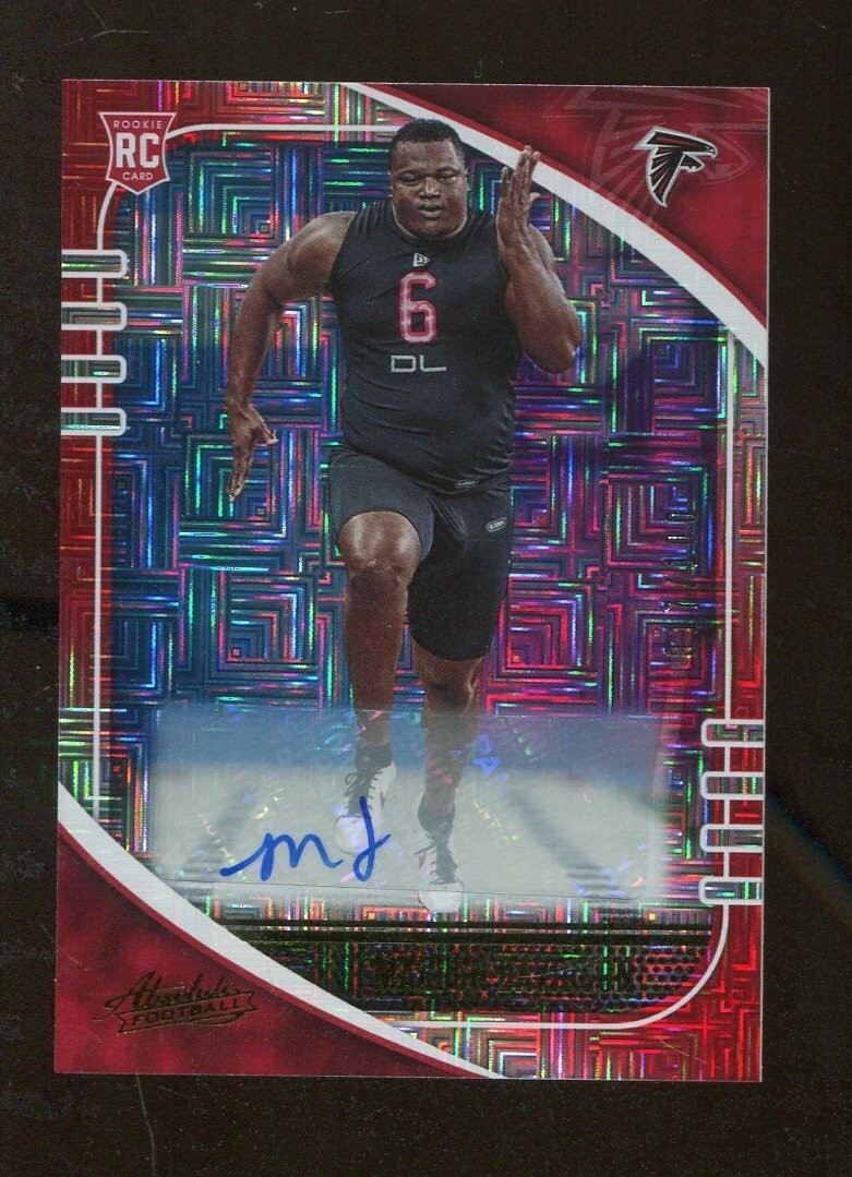Marlon Davidson 2020 Panini Absolute Red Spectrum #180 Auto Marlon Davidson 2020 Panini Absolute Red Spectrum #180 Auto