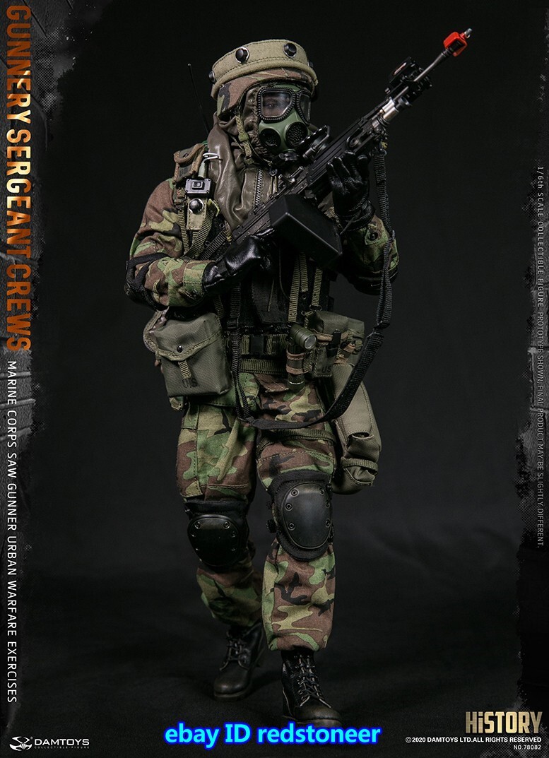 DAMTOYS Marine Corps Gunnery Sergeant Crews Urban Warfare 1/6