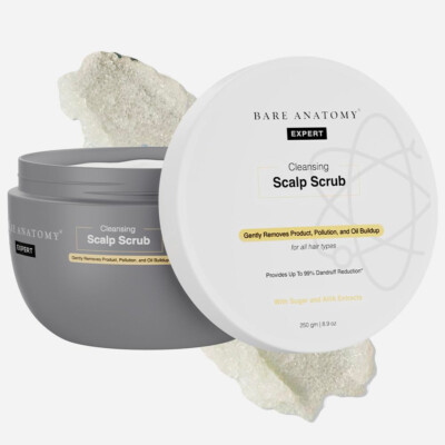 Bare Anatomy Scalp Scrub with Natural AHAs, 250g