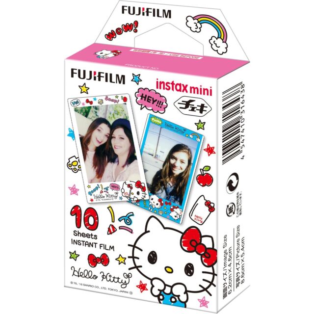 Sanrio Hello Kitty Fujifilm Instax Mini Instant Film 10 Sheets