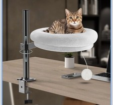 Cat Desk Bed, 360 Rotating  Adjustable Cat Bed for Desk New Open Box