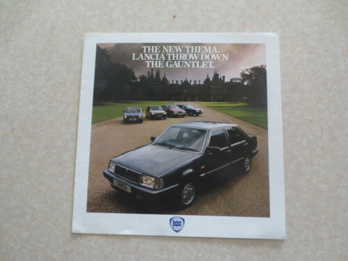 Lancia Thema car advertising brochure - Picture 1 of 4