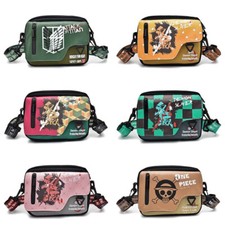 Anime body bag ONE PIECE NARUTO DEMON SLAYER TOTORO USA SHIPPED 