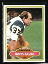 Hank Bauer 1980 Topps #108  Football Card